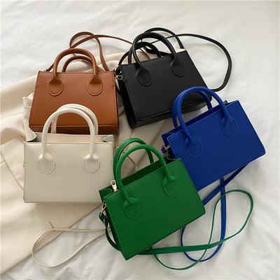 Spring New Crossbody Retro Portable Small Square Bag For Women