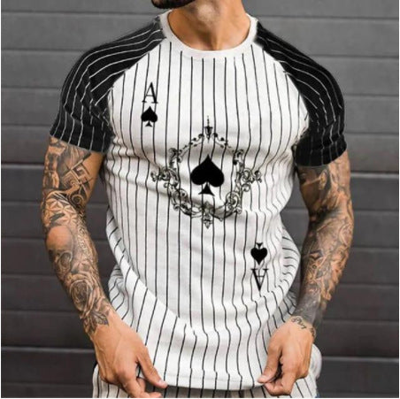 Men's Loose Round Neck Short Sleeve