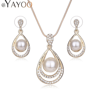 Pearl Jewelry Set for women