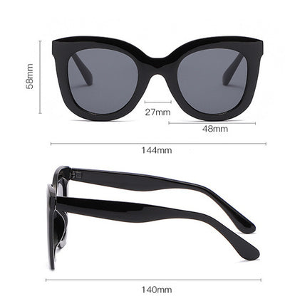 New Large Rim Sunglasses Women