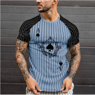 Men's Loose Round Neck Short Sleeve