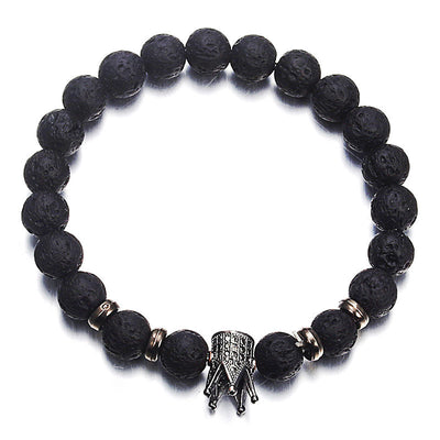 Fashion Lava Natural Stone Beads Bracelet For Women