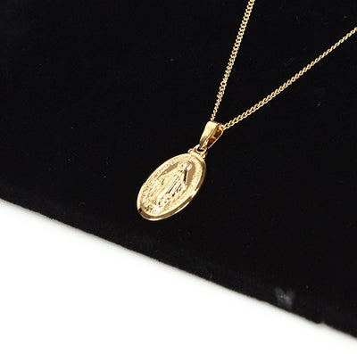 Virgin Mary Necklace Christmas Gifts Silve Gold