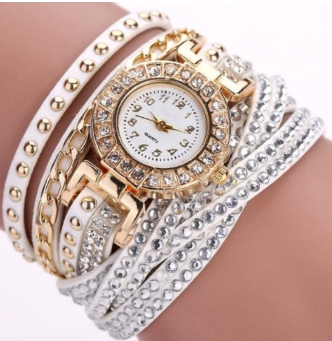 Fashion Ladies Twist Braided Quartz Watch