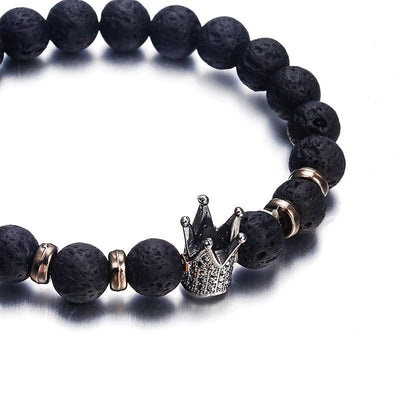 Fashion Lava Natural Stone Beads Bracelet For Women