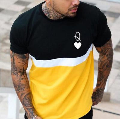 Men's Loose Round Neck Short Sleeve