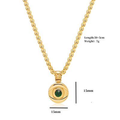 Men's Eye Amulet Pendant Necklace