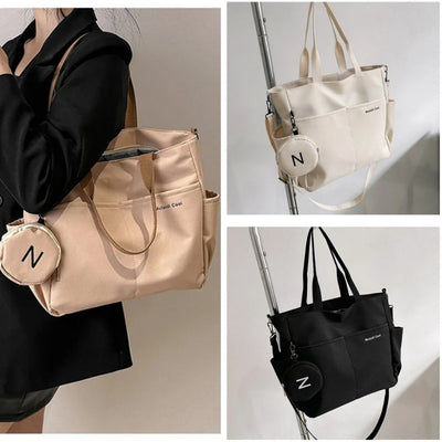 Women Shoulder Crossbody Bag Canvas Tote Messenger Bag 2024