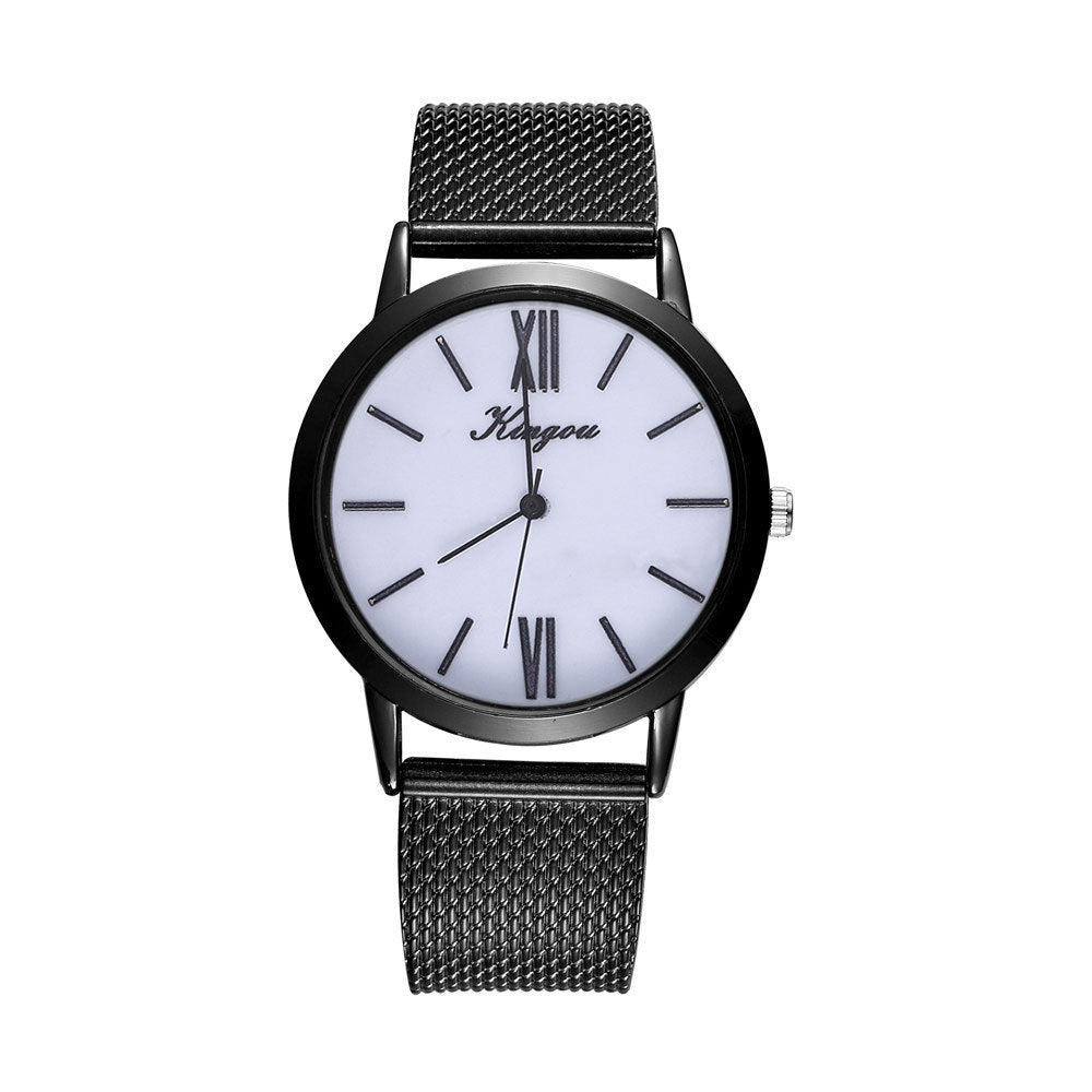 Fashion Simple Ladies Mesh Strap Quartz Watch