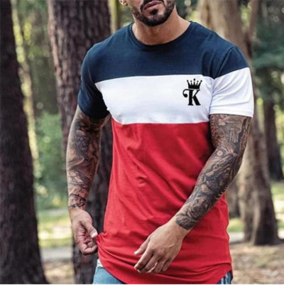 Men's Loose Round Neck Short Sleeve