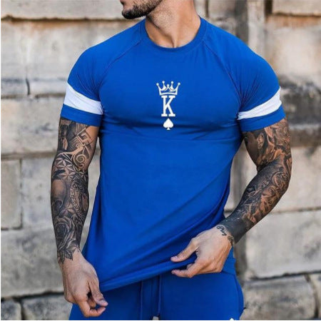 Men's Loose Round Neck Short Sleeve