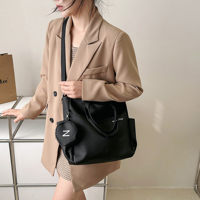 Women Shoulder Crossbody Bag Canvas Tote Messenger Bag 2024