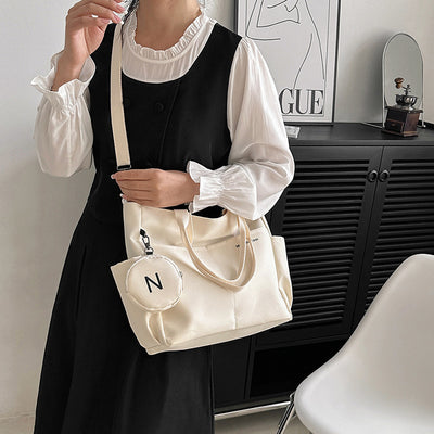 Women Shoulder Crossbody Bag Canvas Tote Messenger Bag 2024